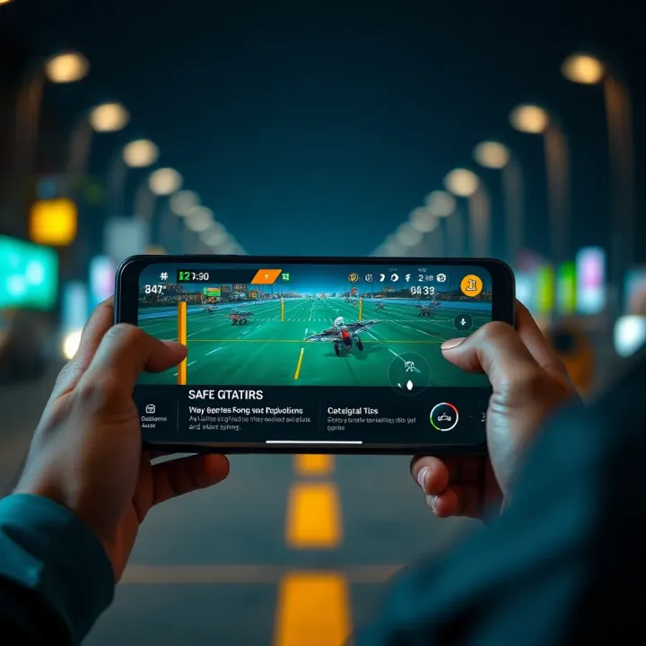 Mobile device displaying Aviator gameplay with Betano dashboard and safe gaming tips