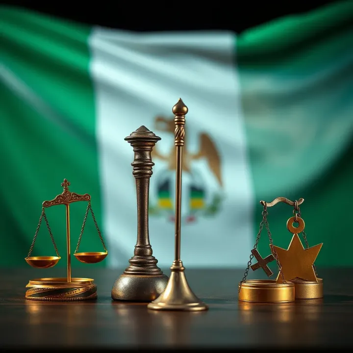 Legal and Ethical Considerations for Aviator Predictor Hack APK in Nigeria Conceptual illustration of legal and ethical symbols with Nigerian flag background