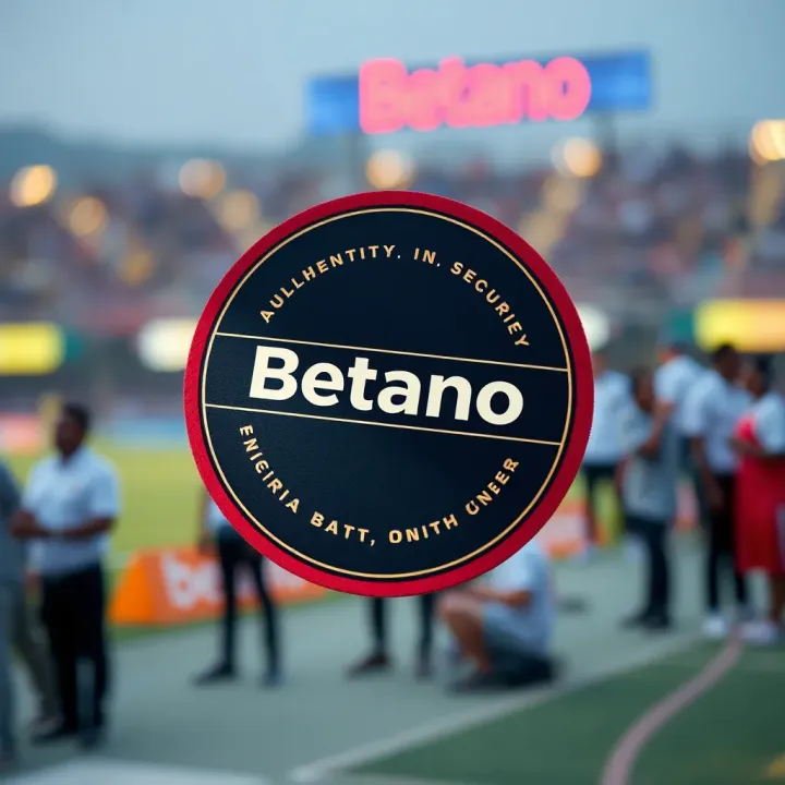 Verification badge confirming Betano's authenticity and secure betting environment in Nigeria