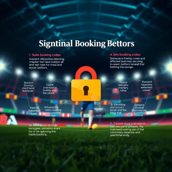 Conceptual graphic depicting the importance of booking codes for secure and efficient betting transactions