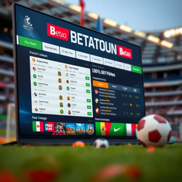Betano Cameroun online sports betting platform showing a variety of sports and betting options