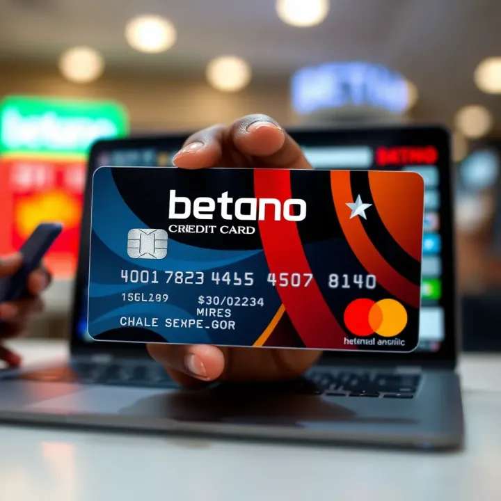 Secure online transaction with Betano credit card highlighting security features and transaction confirmation