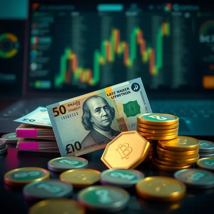 Digital currency and payment icons representing Nigerian naira options for secure esports betting
