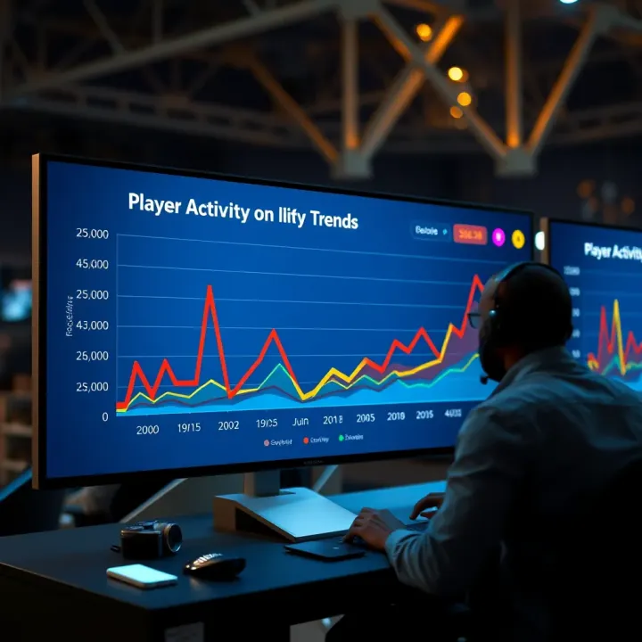 Graph showing player activity trends on Betano Mines throughout the day