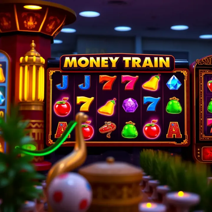 Exciting gameplay screen of Betano Money Train slot featuring dynamic reels and vibrant symbols
