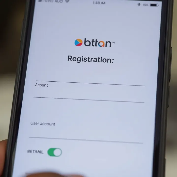 Registration form on Betano NG app showing fields for user account creation