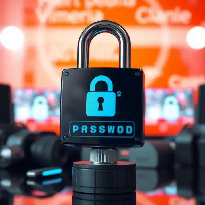 Visual representation of password protection and account security for Betano Nigeria users