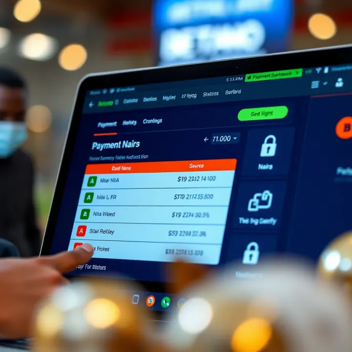 Payment Methods and Security Features on Betano Sportsbook for Nigerian Bettors Payment methods on Betano Sportsbook displaying Nigerian Naira currency options and secure transaction icons