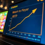 Graph illustrating Return to Player percentages for online slot games on Betano