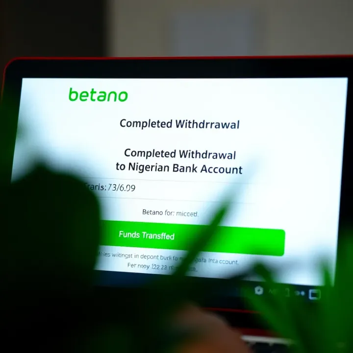 Successful transaction confirmation screen indicating funds transferred to Nigerian bank account