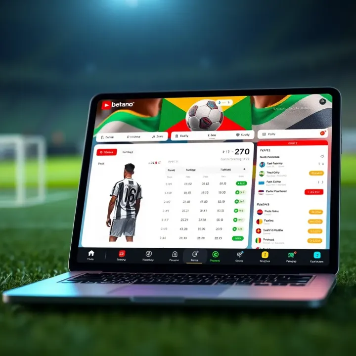 User-friendly Betano Zambia online sports betting platform interface on a digital device