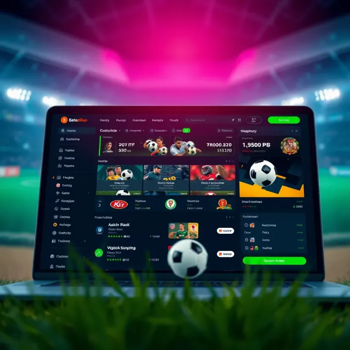 User interface displaying a variety of sports betting options on an online platform