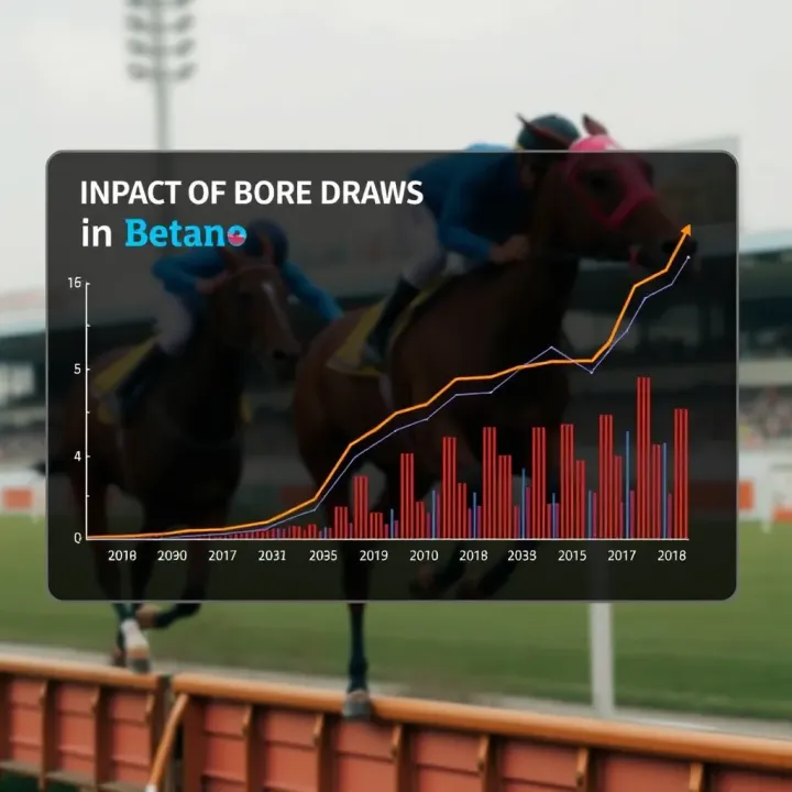 Graph showing betting odds variations influenced by bore draw scenarios on Betano platform