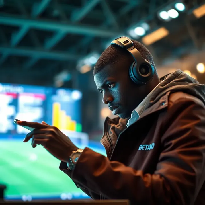 Illustration of a bettor analyzing betting odds and strategies to identify favorable opportunities